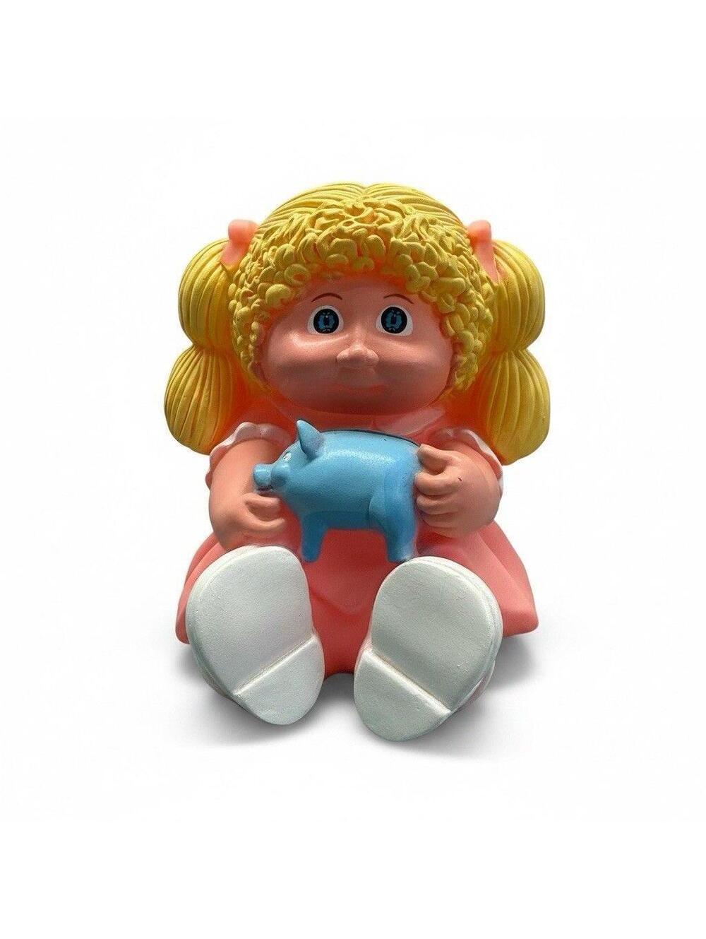 Vintage Cabbage Patch Star Power Doll Bank 7" Tall 1983